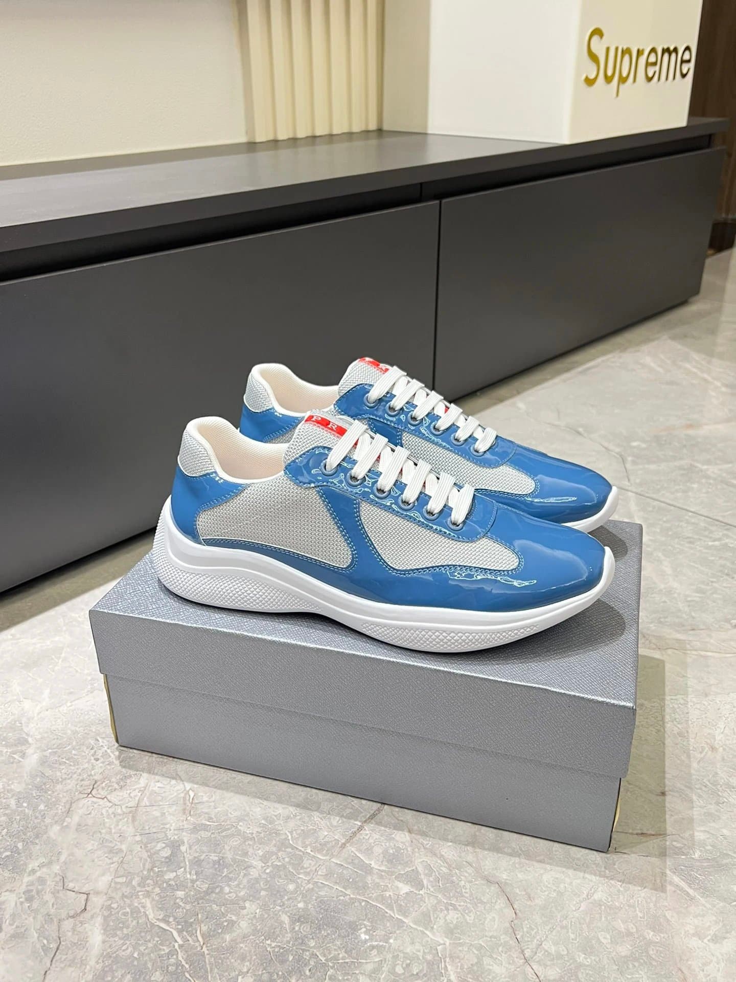 Prada Cloudbust Thunder White Mesh — 16