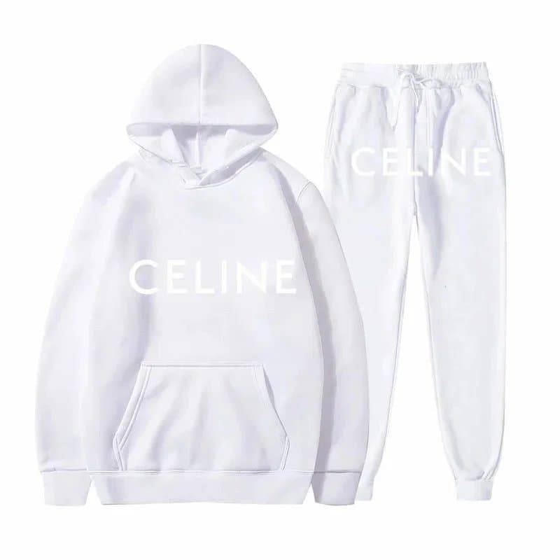 Celine Logo Joggers White Logo — 19