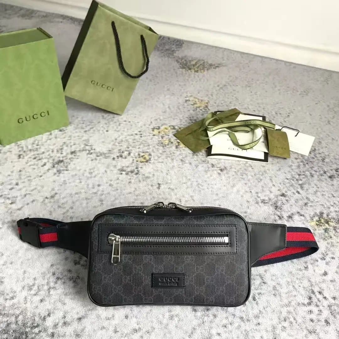 Gucci Web Belt Bag GG Supreme