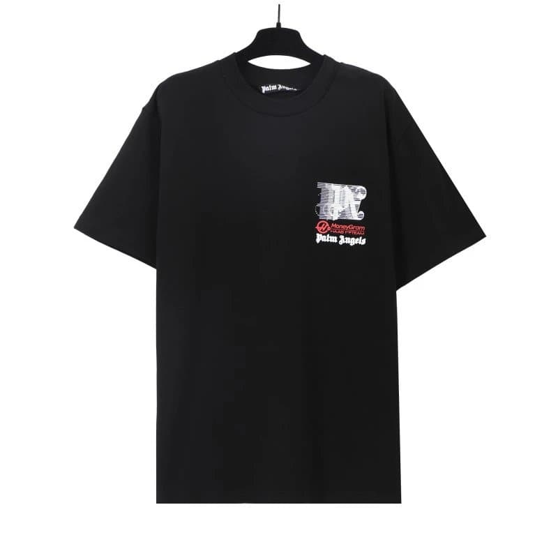 Palm Angels Logo Patch T-Shirt White — 2285  黑色