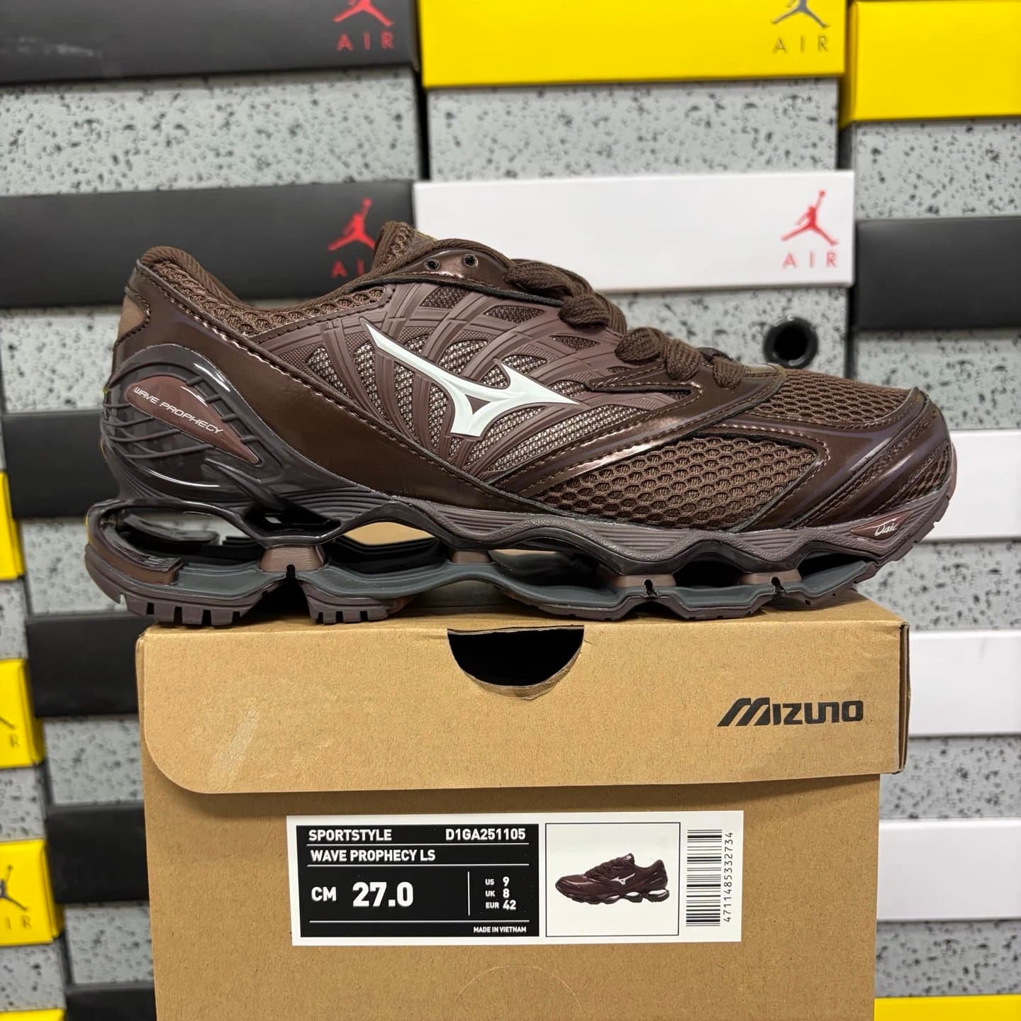 Asics Wave Prophecy LS Light Grey — KO版 · D1GA251105