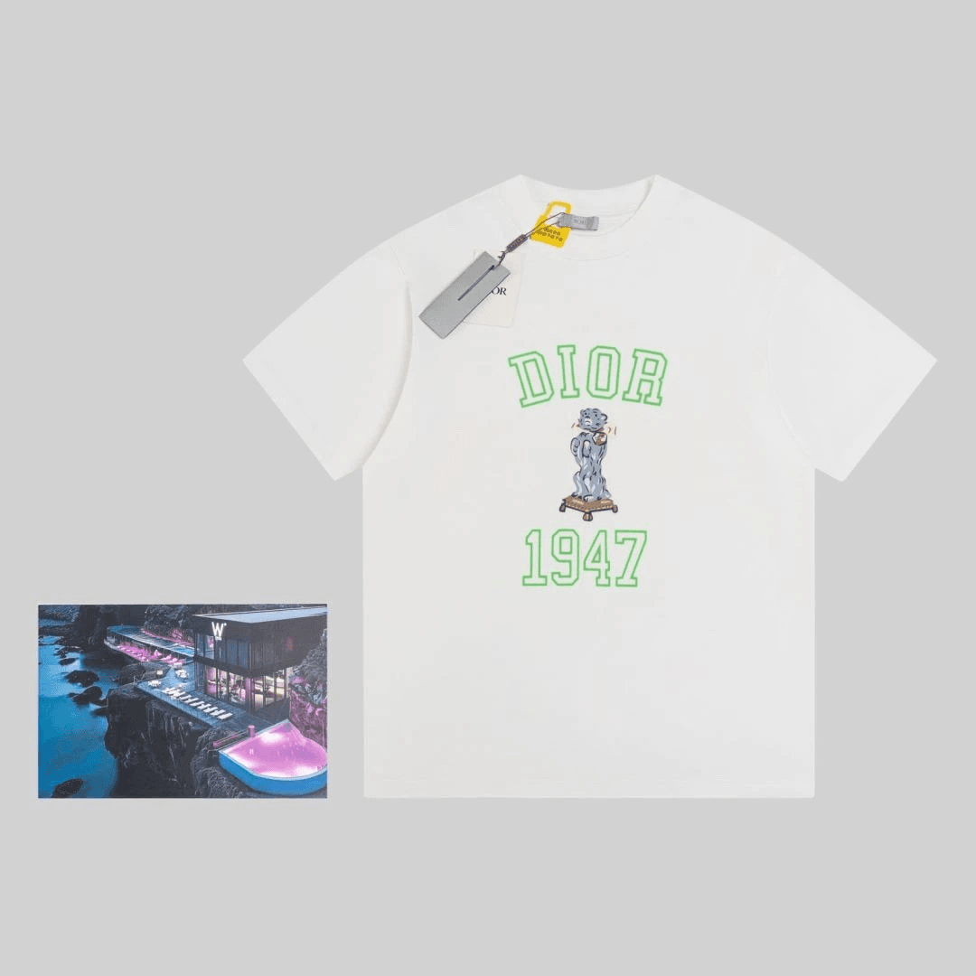 Dior T-Shirt Oblique Logo Patch — 29