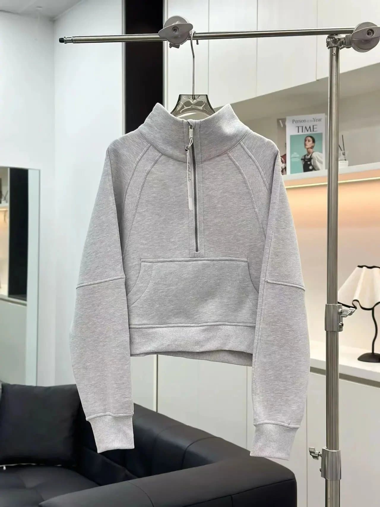 Lululemon Half-Zip Pullover Heather Grey