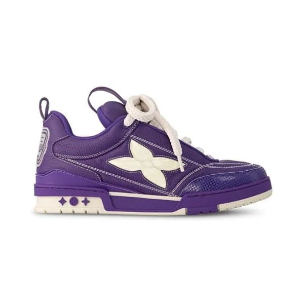 Louis Vuitton LV Trainer Monogram Mesh — 35-47 (Remark： Size info in message☟☟☟） · Pruple (Custom Color)
