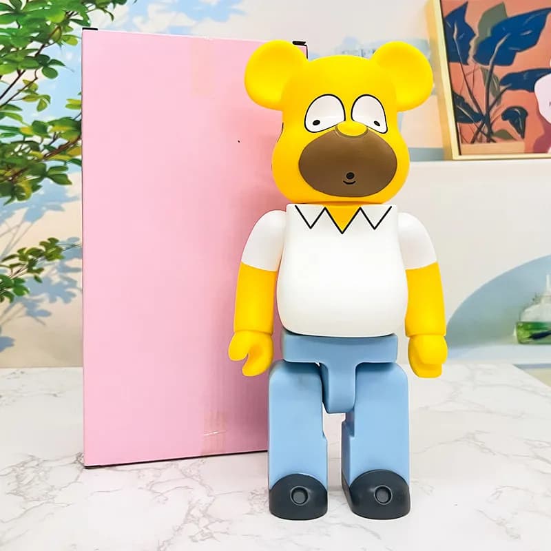 Be@rbrick × KAWS Bearbrick Homer Simpson