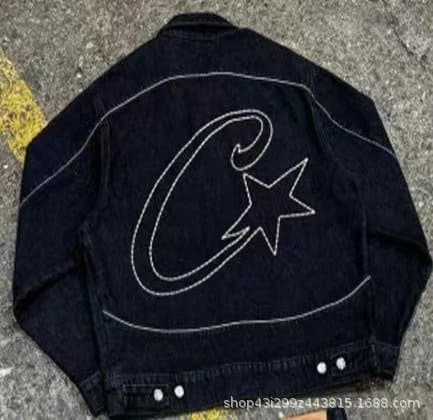 Travis Scott × Nike Cactus Jack Denim Jacket Star Logo Back