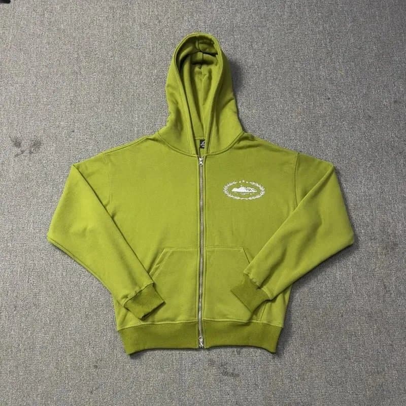 Corteiz Zip-Up Hoodie and Joggers Set CRTZ Logo — 15