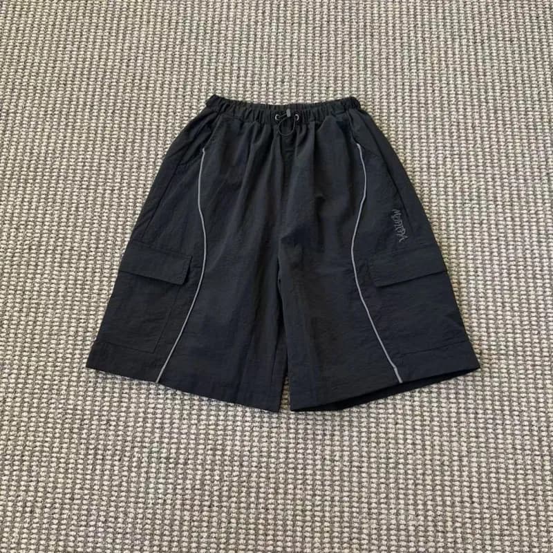 Windbreaker Jacket Logo Tape — 黑/工装短裤