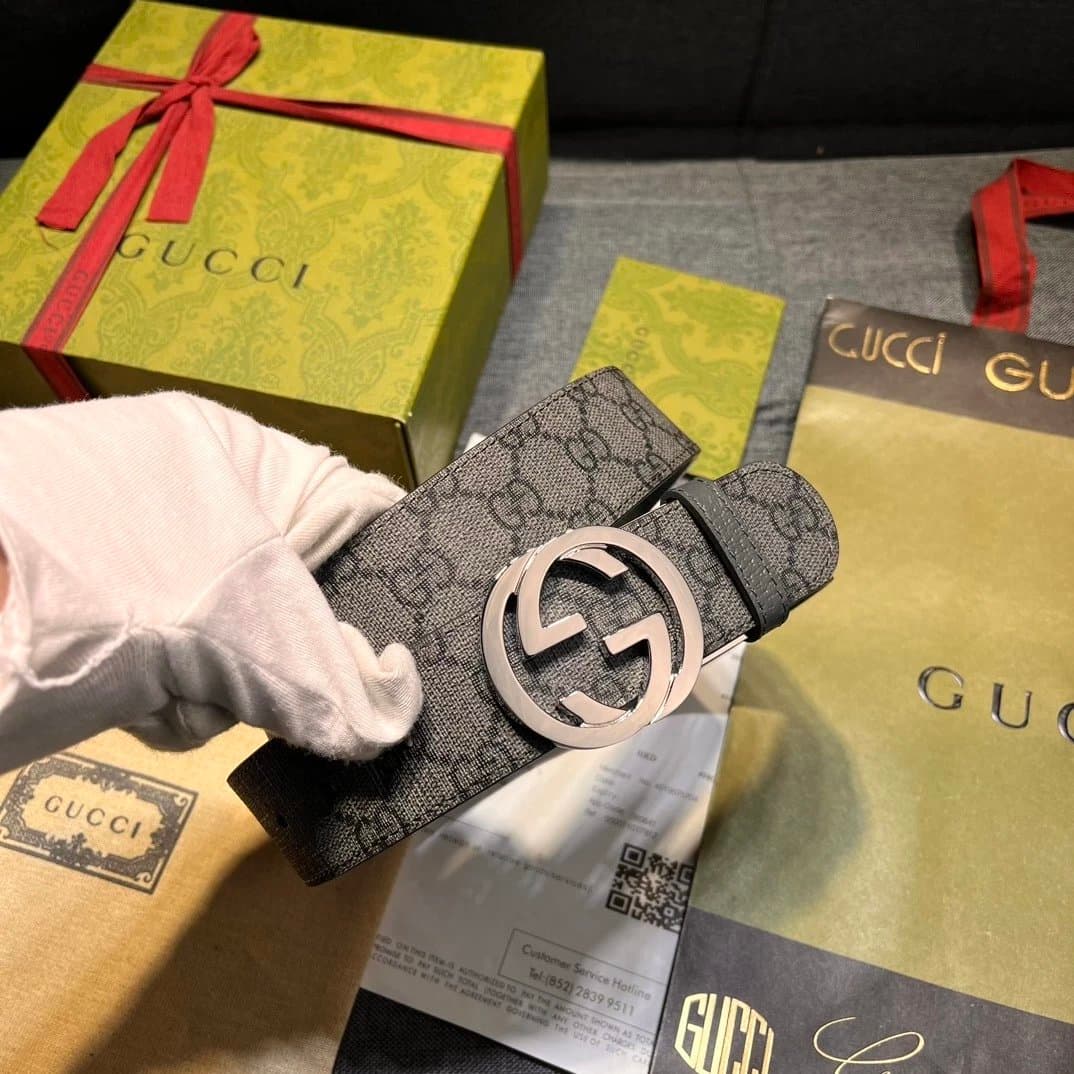 Gucci GG Marmont Belt GG Supreme Canvas