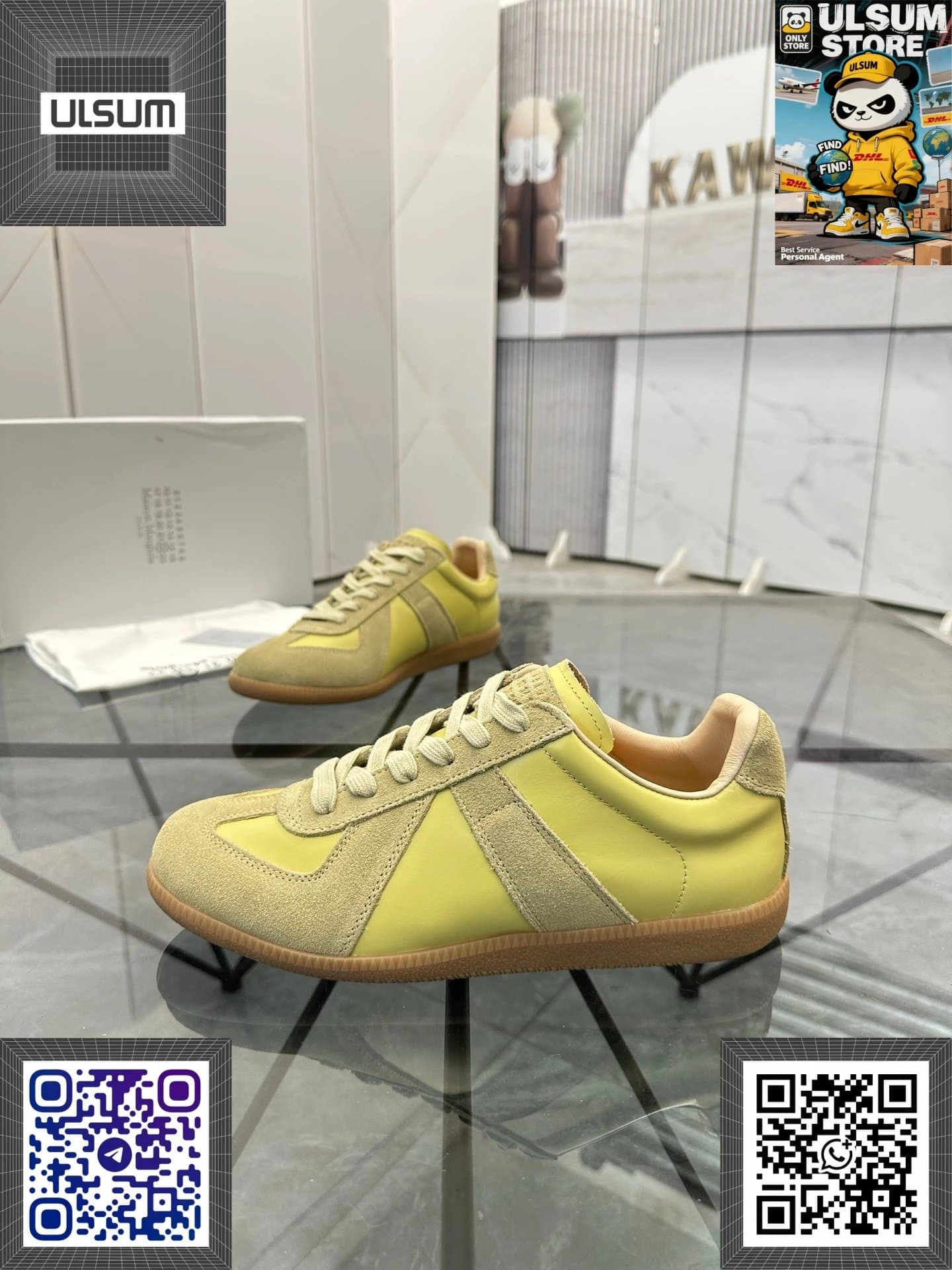 Maison Margiela Future Sneaker Lime Yellow