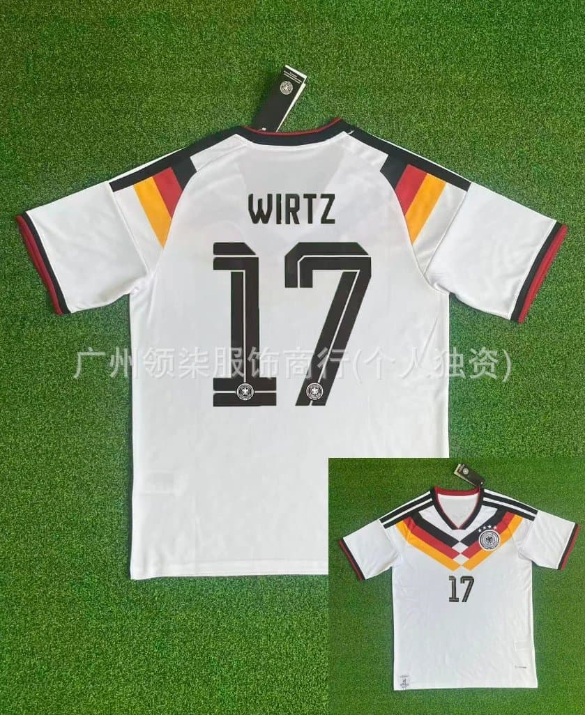 Adidas Argentina Away Jersey Baroque Print — 2026德国主场17号维尔茨
