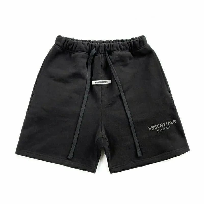 Fear of God Essentials Logo Shorts Black