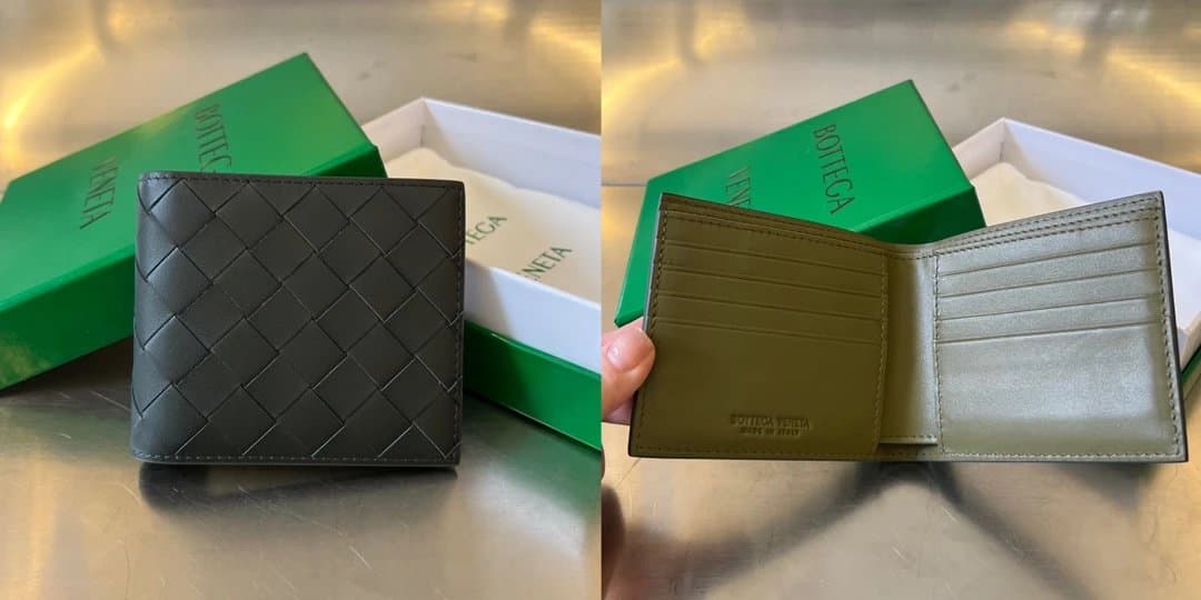 Bottega Veneta Bifold Wallet Intrecciato