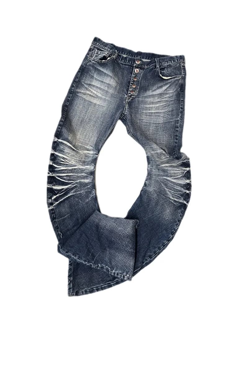 Levi's Flared Jeans Distressed Wash