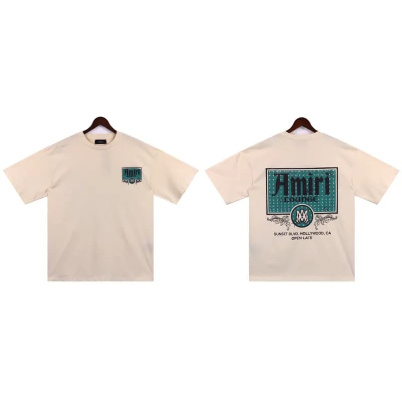 Amiri Graphic T-Shirt Sunset Blvd Print