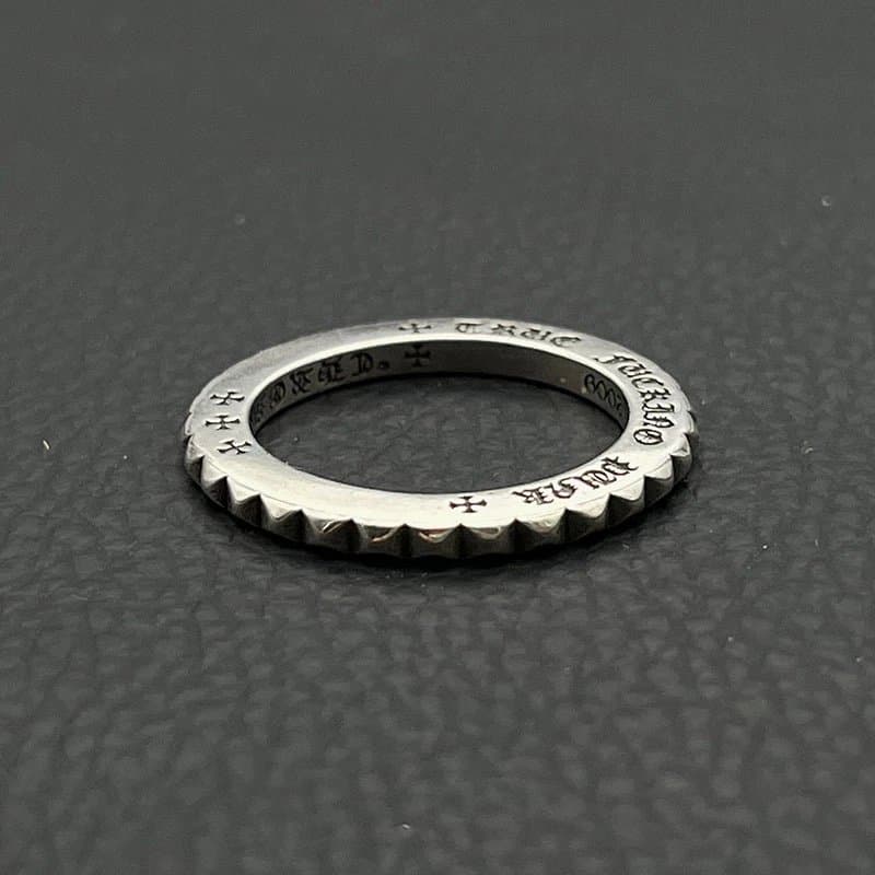 Chrome Hearts Cross Ring Engraved