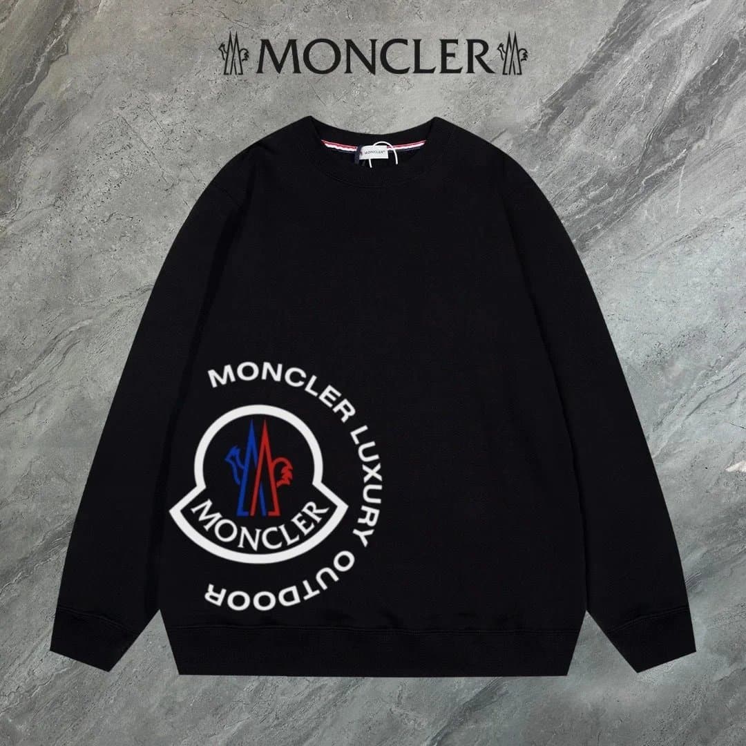 Moncler Crewneck Sweatshirt Logo Neckband — 40
