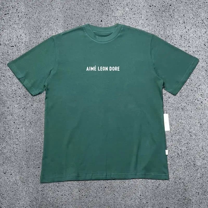 Kith × Mulberry T-Shirt Apple Logo — 绿色小字母 A31