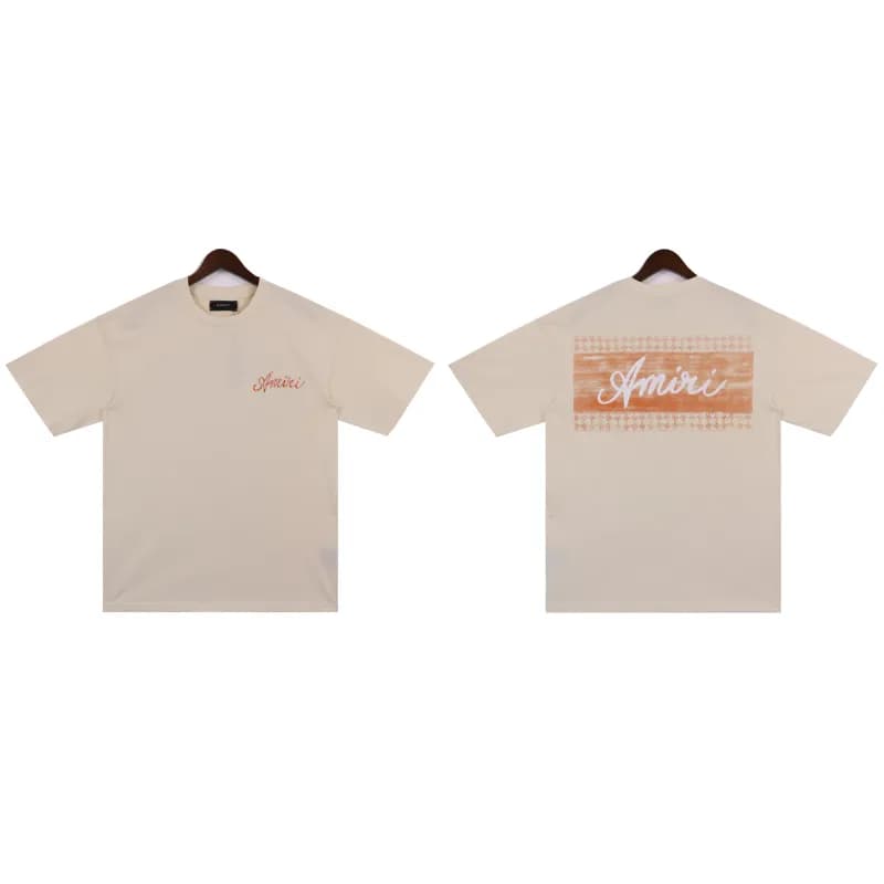 Amiri Graphic Tee Embroidered Logo