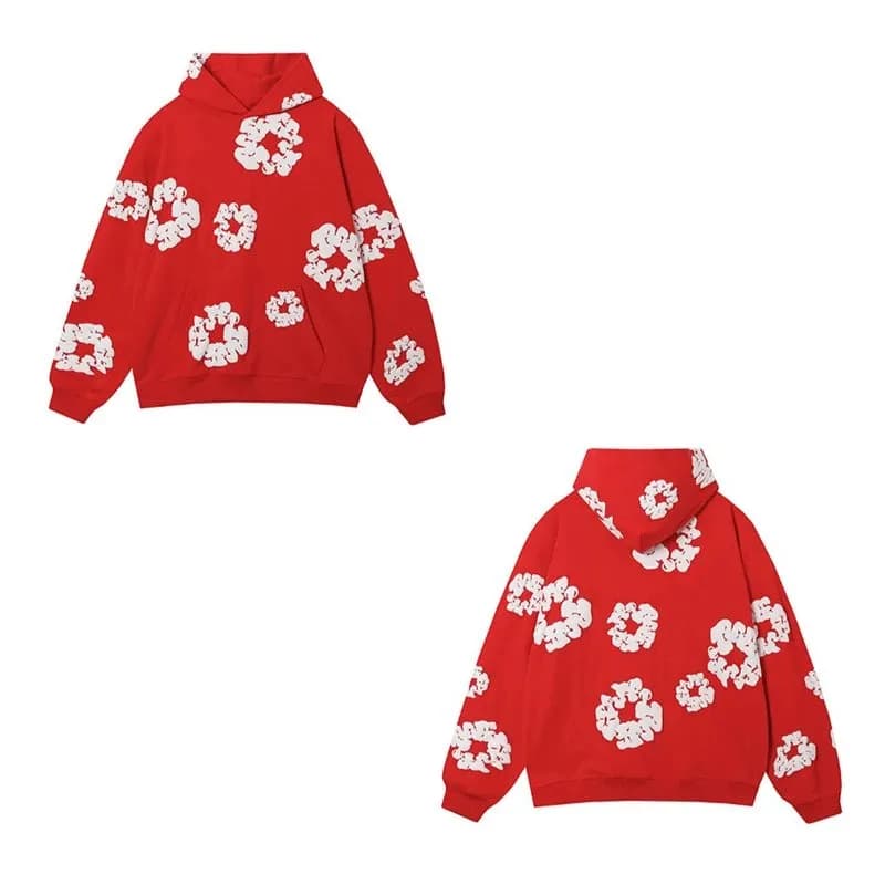 Balenciaga Hoodie Scrunched Hair Tie Print