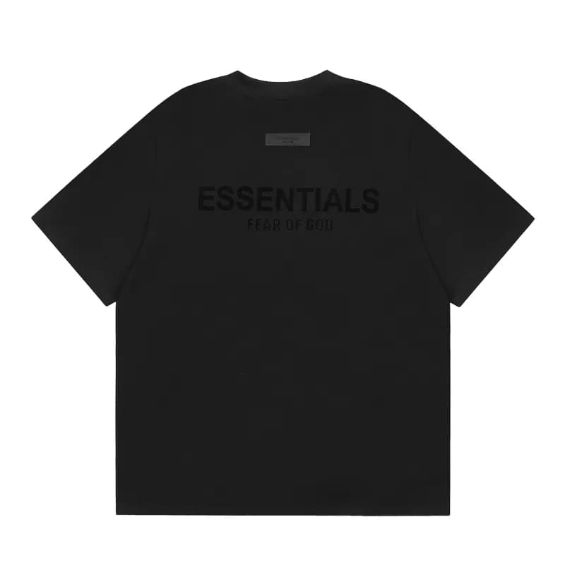 Fear of God Graphic Tee 1977 Print — 2401黑色字母植绒短袖