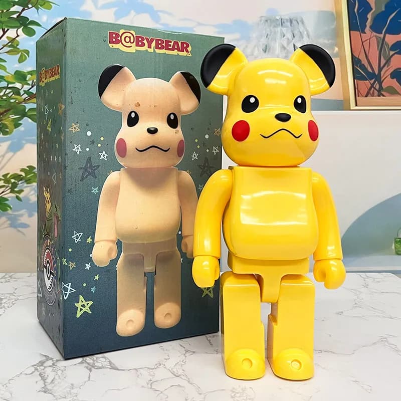 Be@rbrick × Pokémon Bearbrick Pikachu