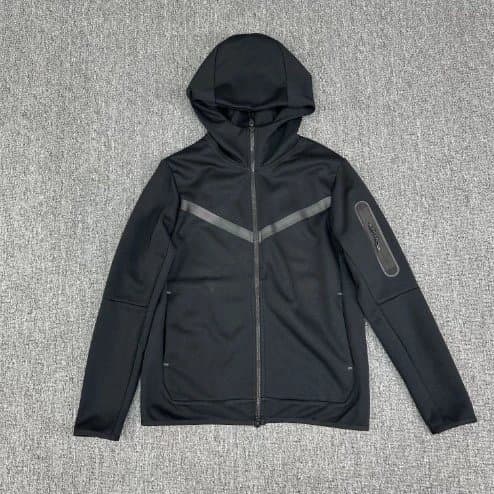 Nike Tech Fleece Hooded Jacket Black