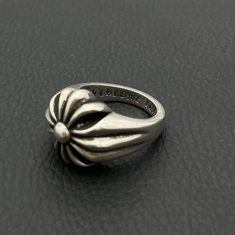 Chrome Hearts Chrysanthemum Ring Sterling Silver