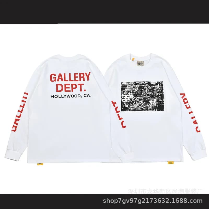 Gallery Dept. Long Sleeve Tee Gallery Dept Logo — A03