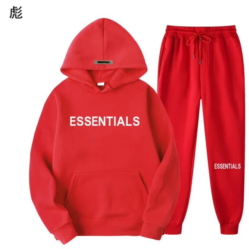 Fear of God Essentials Hoodie and Joggers Set Essentials Logo