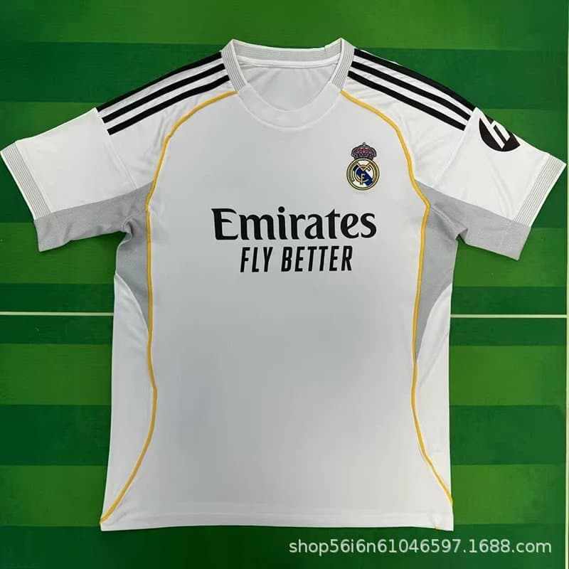Adidas Real Madrid Home Jersey Emirates Fly Better