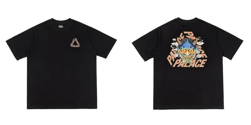 Palace Graphic Tee Multi-Character Print — 黑色3983