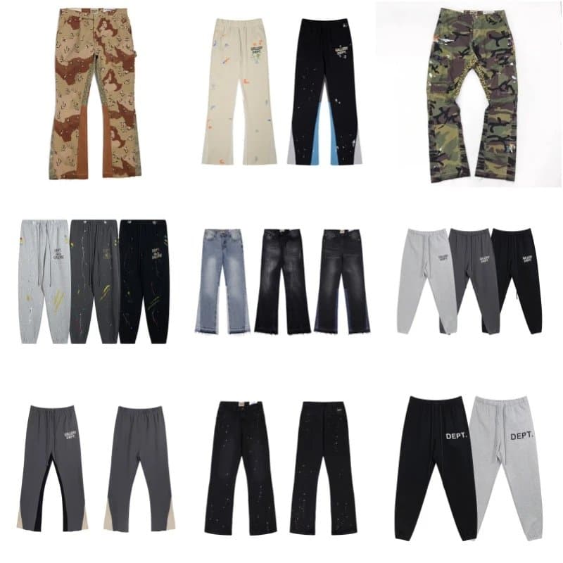 Corteiz Cargo Joggers Paint Splatter & Camo Print