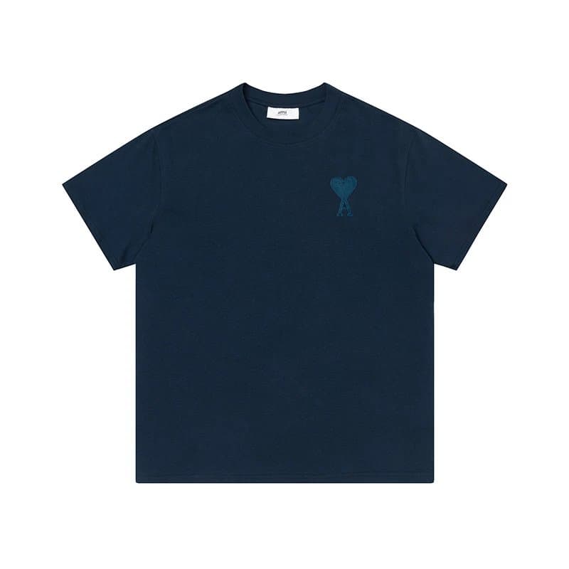 Amiri Heart Logo Tee Lavender — 藏青【8801款】