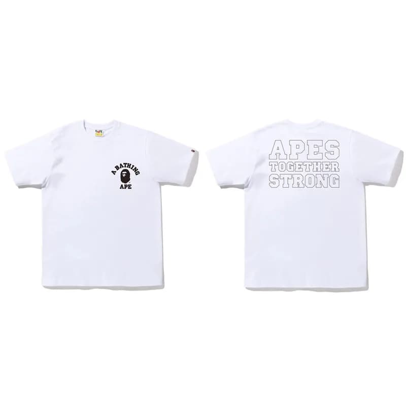 BAPE Short-Sleeve Tee Apes Together Strong