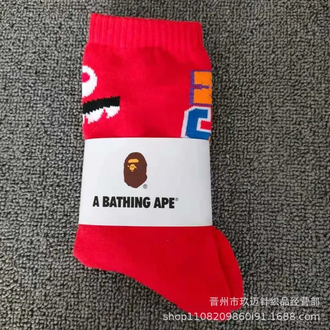 Crew Socks BAPE Logo — 34