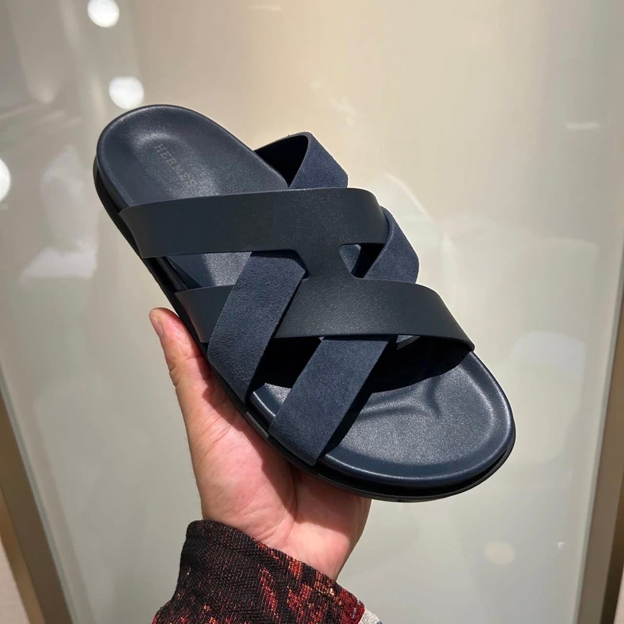 Hermès Oran Slide Cross-Strap — A273