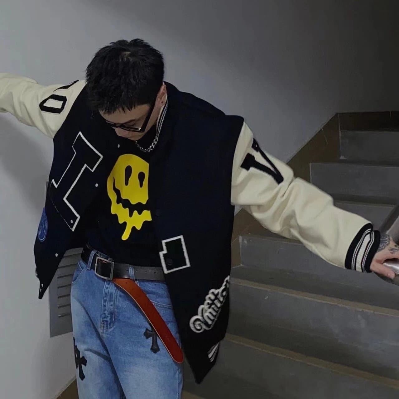 Louis Vuitton × Nike Varsity Jacket Gradient Monogram — 8