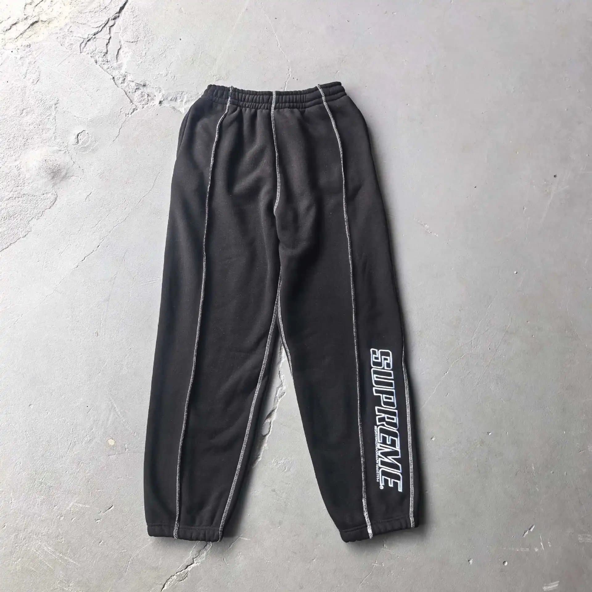 Supreme Track Pants Motorsport Patch — 5870黑色裤子