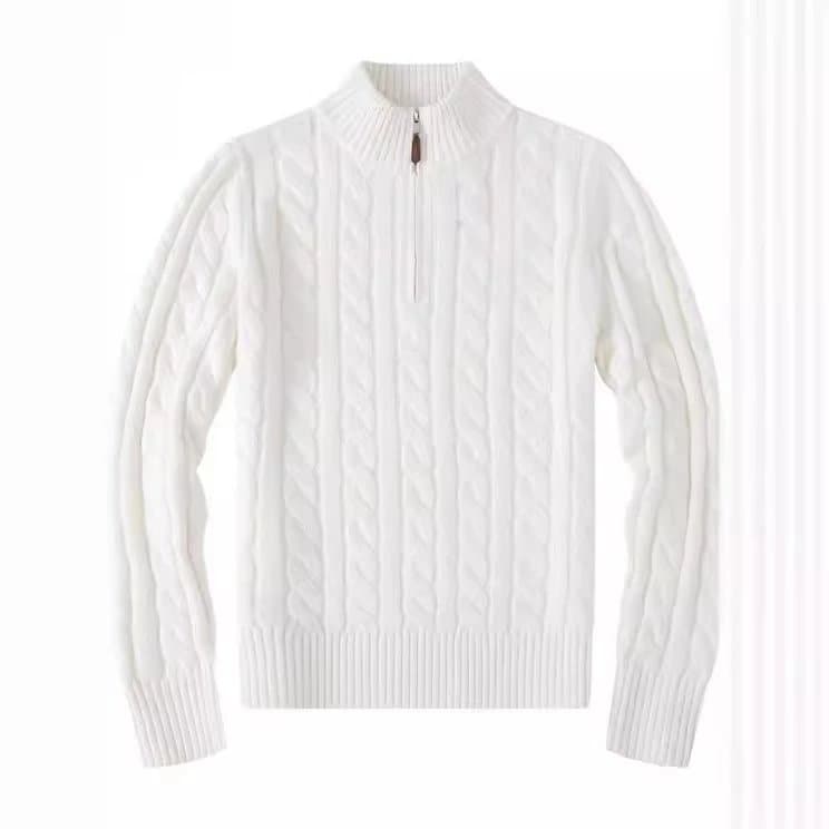 Polo Ralph Lauren Cable Knit Half-Zip Sweater Classic Cable