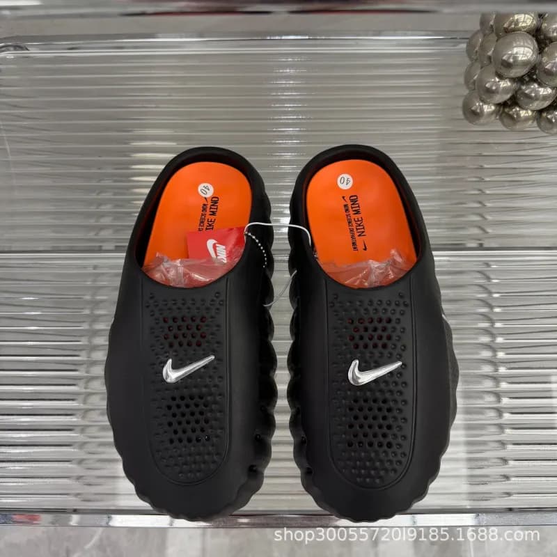 Nike Air VaporMax Plus Slide University Red — 包头鞋新款黑色【鞋底可拆】