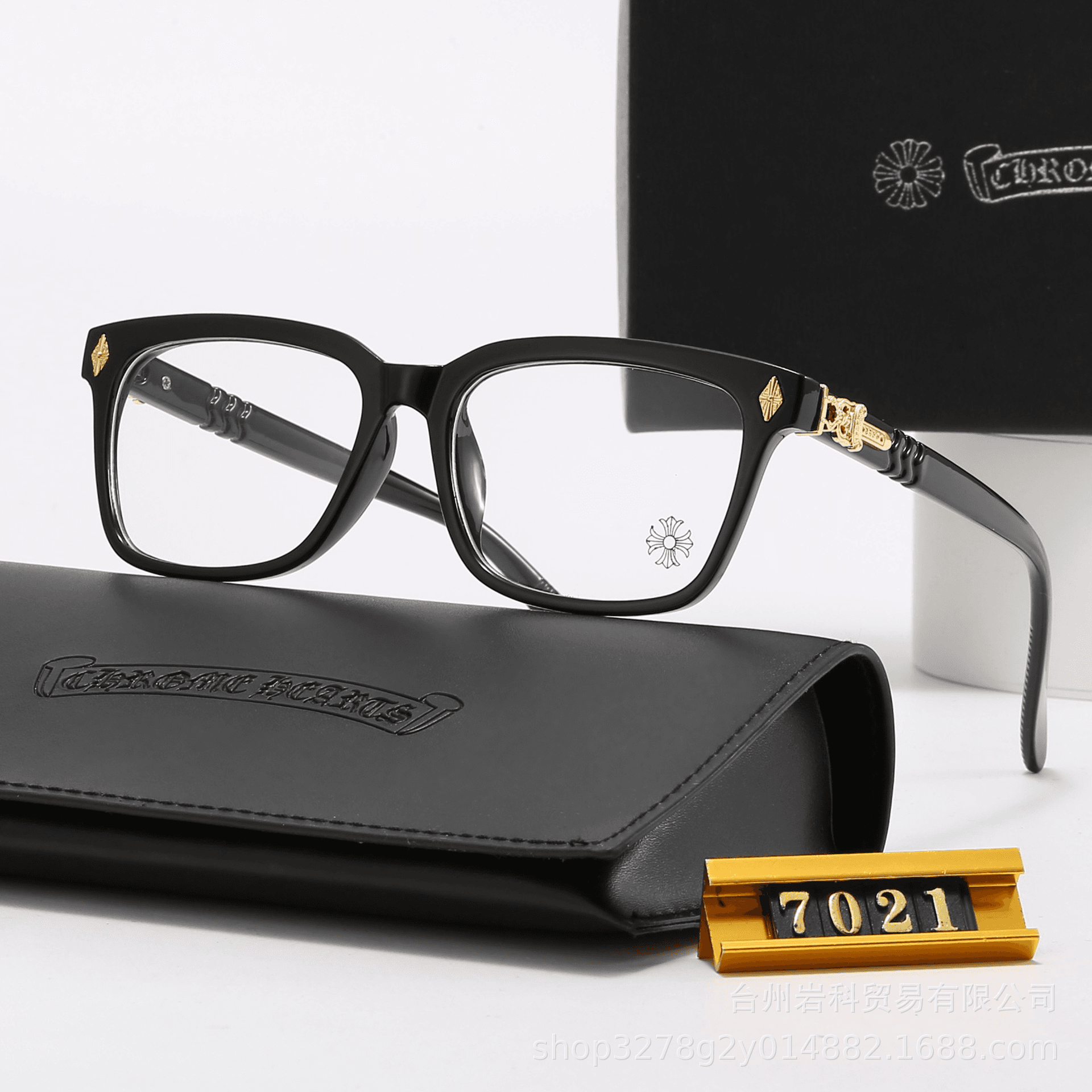 Chrome Hearts Sunglasses Case Set Logo-Embossed — 32