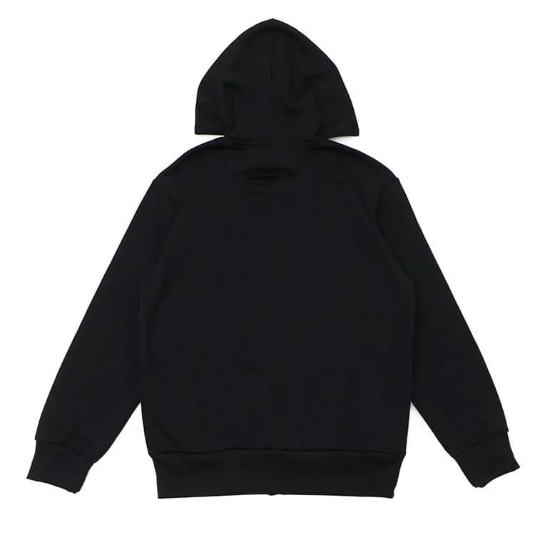 Comme des Garçons Zip-Up Hoodie Solid Black