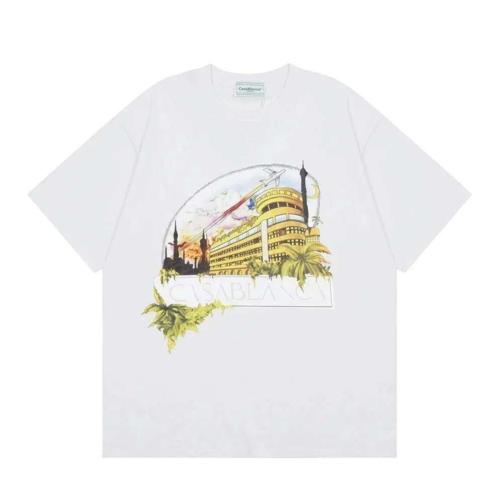 Casablanca Graphic T-Shirt Cosmic Cactus Print — 24