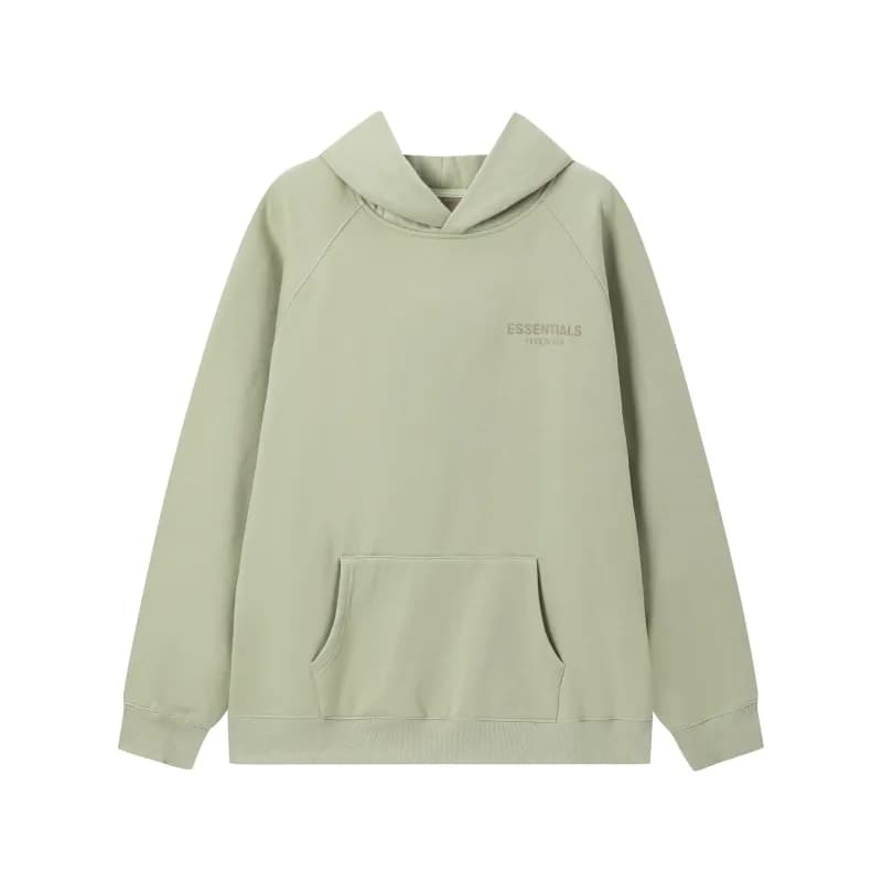 Fear of God Essentials Hoodie Arch Logo — 931 green