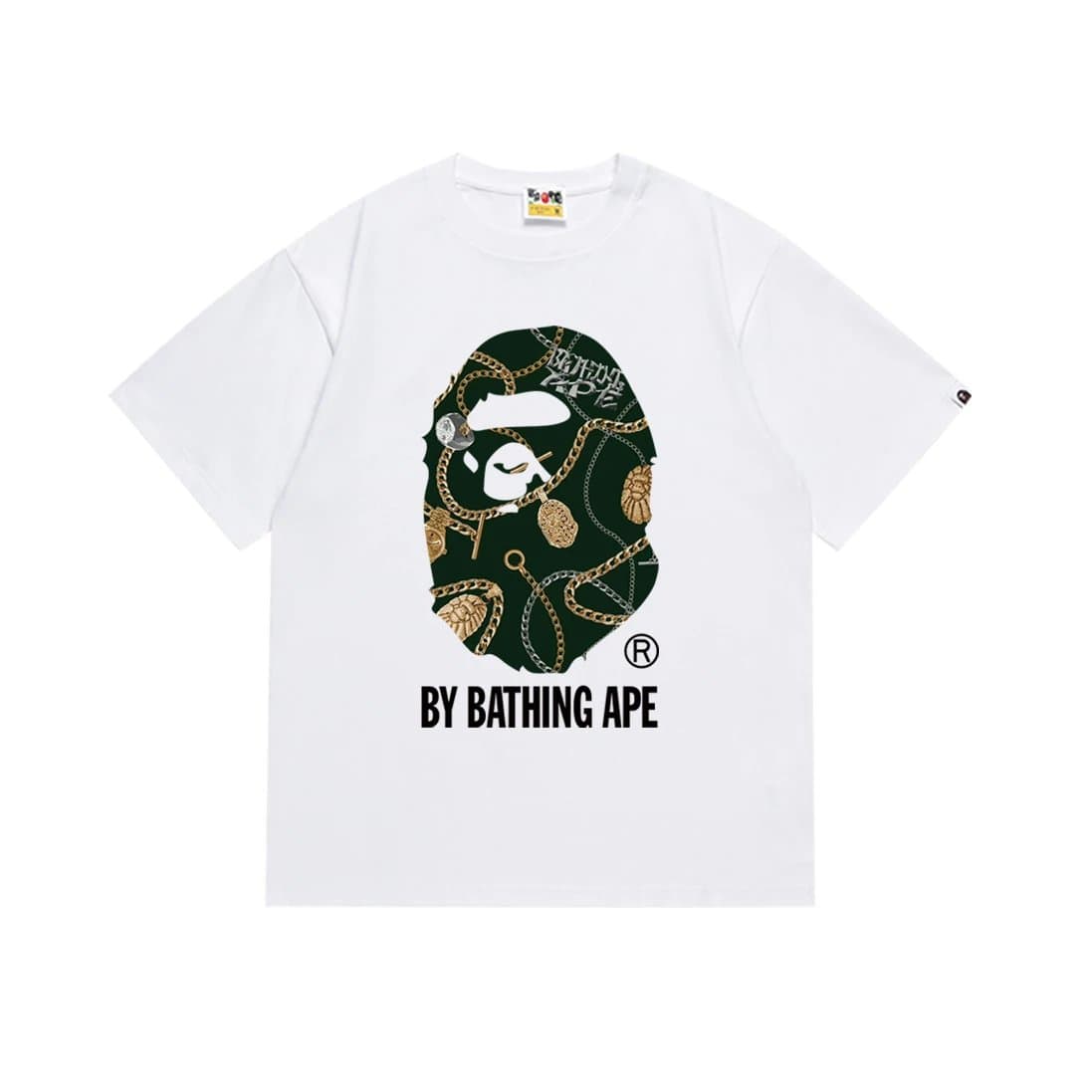 BAPE Ape Head Tee Cigar Ape — 176白色