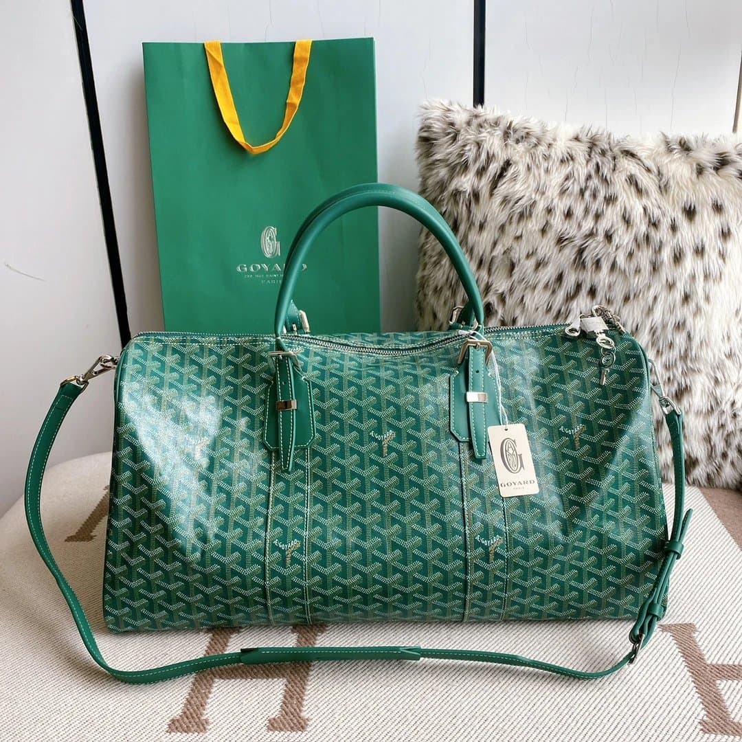 Goyard Saint Louis Green Goyardine Canvas