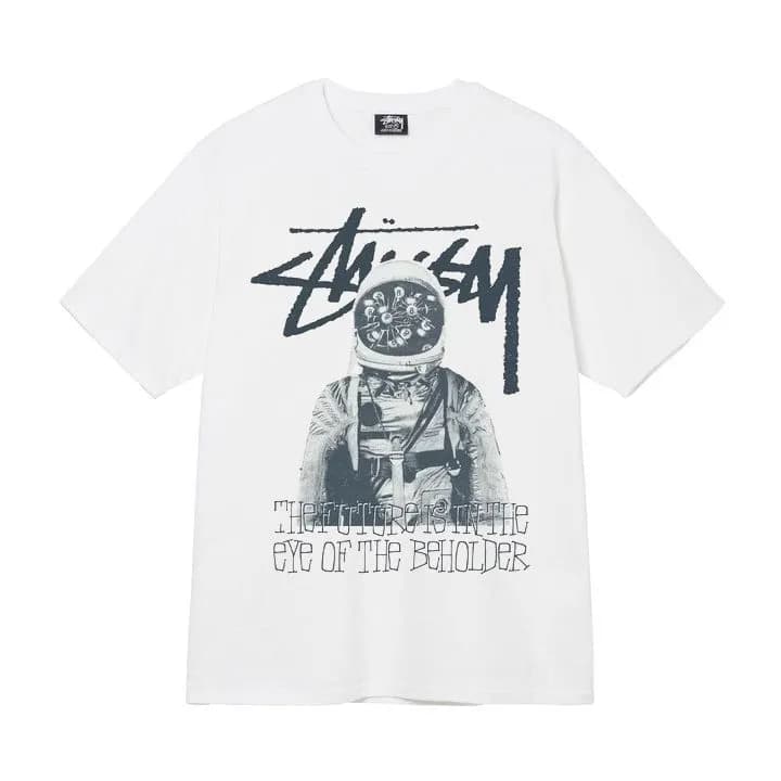Stüssy Wizard Graphic Tee Blue Star Wizard — 白色【宇航员】