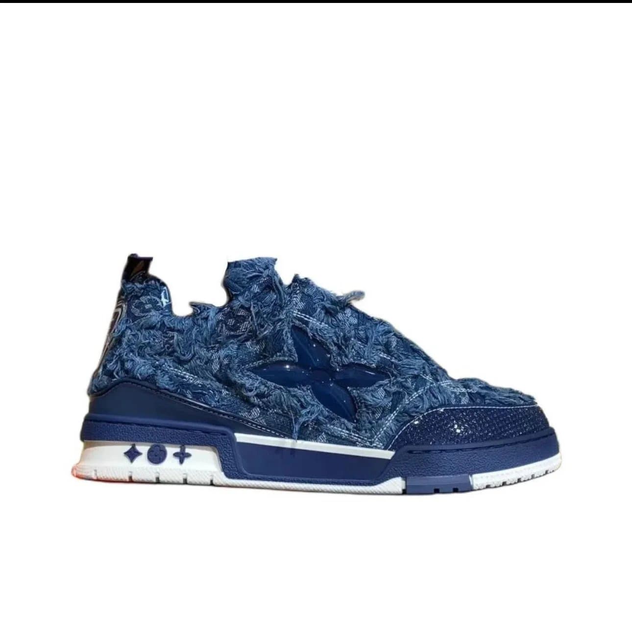 Louis Vuitton LV Trainer Denim Texture