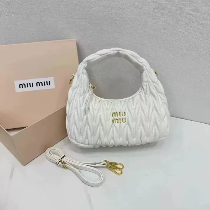 Miu Miu Matelassé Hobo Bag Quilted
